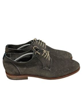 Modern Fiction Suede Lace Up Casual Shoe SZ 11 Grey